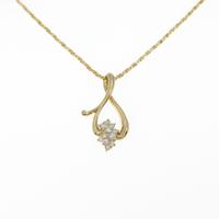 K18YG ダイヤモンドネックレス