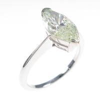 プラチナダイヤモンドリング 1．462ct・LY・SI1・マーキスカット