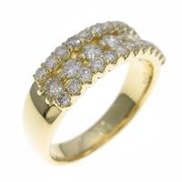 K18YG ダイヤモンドリング