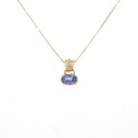 K18YG タンザナイトネックレス