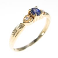 K18YG サファイヤリング