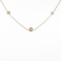 K18YG ダイヤモンドネックレス