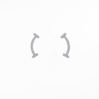 ティファニー Tスマイル ピアス