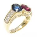K18YG カラーストーンリング