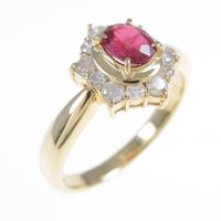 K18YG ルビーリング