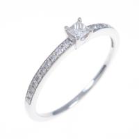 K18WG ダイヤモンドリング