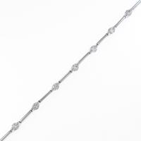 K18WG ダイヤモンドブレスレット