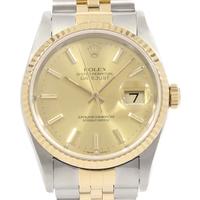 ロレックス 16233 デイトジャスト SSxYG 自動巻