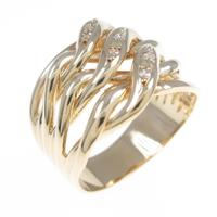 K18YG ダイヤモンドリング