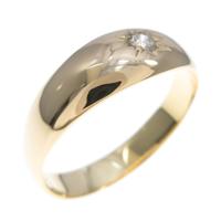 K18YG ソリティア ダイヤモンドリング