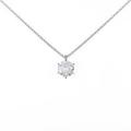 【リメイク】プラチナダイヤモンドネックレス 0．735ct・H・I1・GOOD