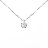 【リメイク】プラチナダイヤモンドネックレス 0．735ct・H・I1・GOOD