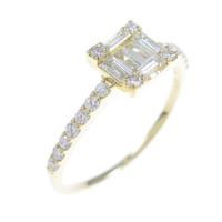 K18YG ダイヤモンドリング