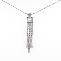 750WG／K18WG ダイヤモンドネックレス