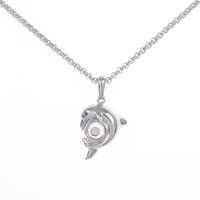 ショパール ドルフィン サファイヤネックレス