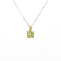 K18YG ガーネットネックレス