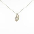 【リメイク】K18YG ダイヤモンドネックレス 0．303ct・G・SI1・GOOD