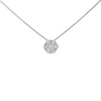 PT フラワー ダイヤモンドネックレス