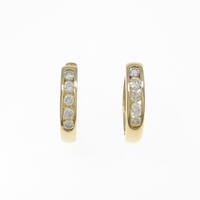 K18YG ダイヤモンドピアス