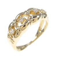 K18YG ダイヤモンドリング