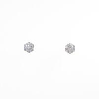 【リメイク】K18YG ソリティア ダイヤモンドピアス