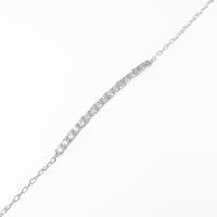 【リメイク】K18WG ダイヤモンドブレスレット