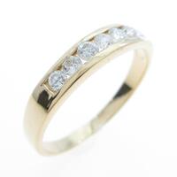 K18YG ダイヤモンドリング