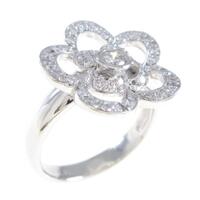 PT フラワー ダイヤモンドリング