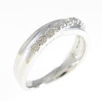 K18WG ダイヤモンドリング