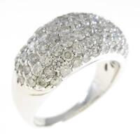 K18WG パヴェ ダイヤモンドリング