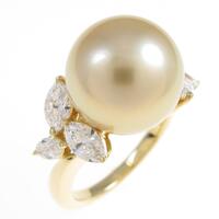 ミキモト シロチョウパールリング