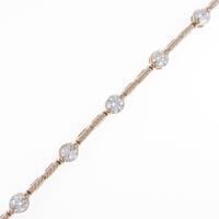 K18PG ダイヤモンドブレスレット