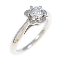 シャネル カメリア ダイヤモンドリング 0．26ct・D・VVS1・3EXT