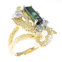 750YG／PT トルマリンリング