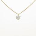 【リメイク】K18YG ダイヤモンドネックレス 0．319ct・D・VS2・VG