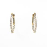 【リメイク】K18YG ダイヤモンドピアス