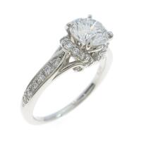 【リメイク】プラチナダイヤモンドリング 1．039ct・F・SI1・GOOD