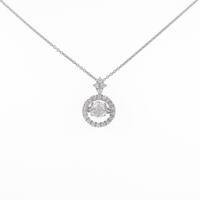 【リメイク】プラチナダイヤモンドネックレス 0．526ct・E・SI2・VG