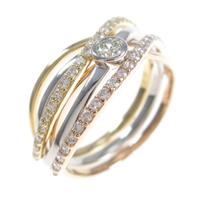 K18YG／PT／K18PG ダイヤモンドリング