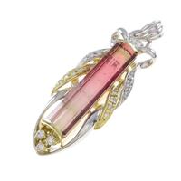 PT／K18YG トルマリンペンダント