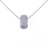 750WG／K18WG ダイヤモンドネックレス