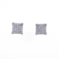 K14WG／14KWG ダイヤモンドピアス