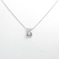 K18WG ダイヤモンドネックレス