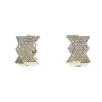 K18WG ダイヤモンドピアス