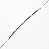 K18WG ダイヤモンドブレスレット