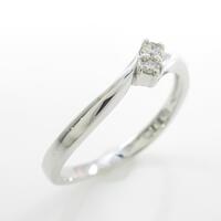 K18WG ダイヤモンドリング