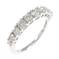 K18WG ダイヤモンドリング