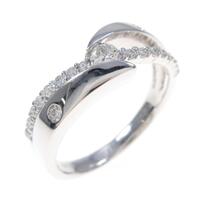 K18WG ダイヤモンドリング