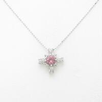 K18WG トルマリンネックレス