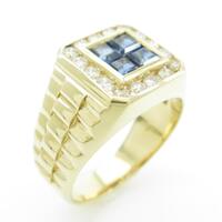 K18YG サファイヤリング